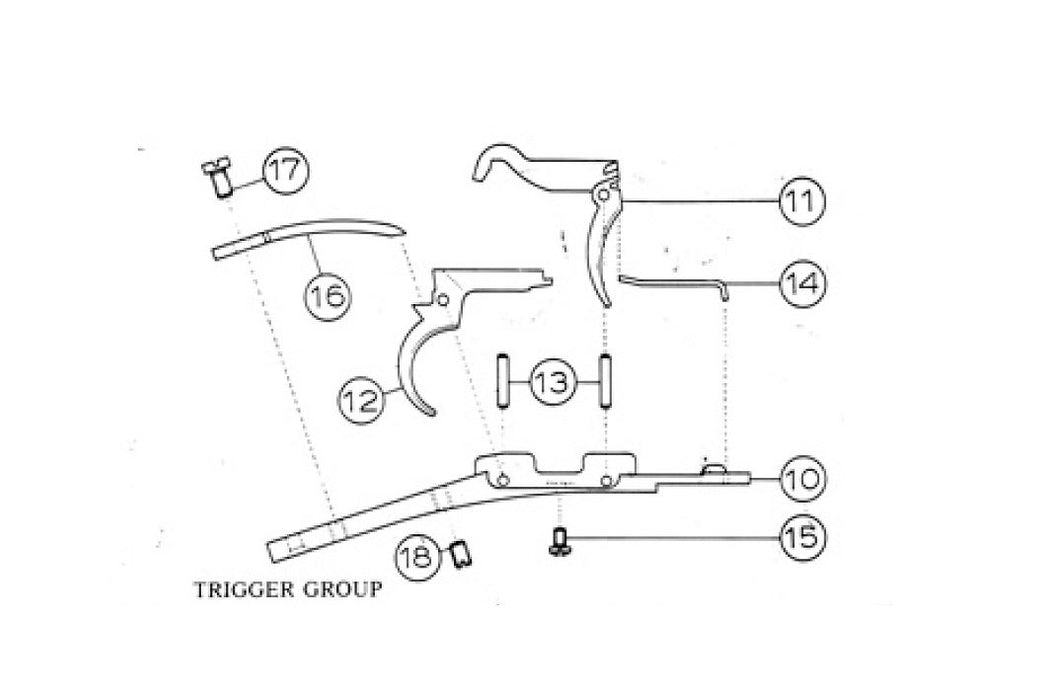 Investarm™ Bridger Hawken Replacement Trigger Assembly - Fits Investarm, Lyman & Cabela's models - IA257