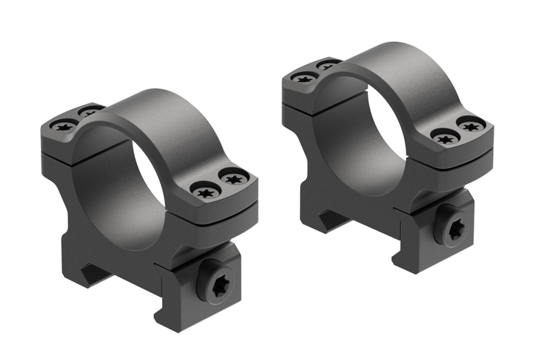 Leupold™ Backcountry Cross-Slot 1" Scope Rings - Low, Medium & High Base - Matte Black Rings