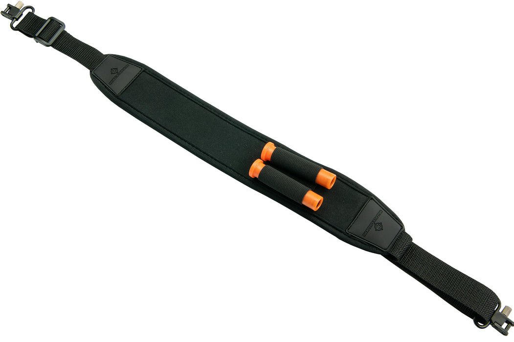 Muzzle-Loaders Neoprene Rifle Sling w/ Firestick™ Holder Loops - Black - MZ1005L