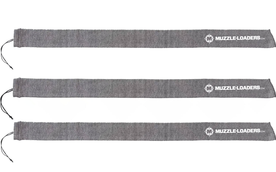 Muzzleloaders Silicone-Treated Gun Sock - 52 x 4" Fits Most Scoped & Non-Scoped Rifles - MZ2040