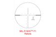 Nightforce® SHV™ 4-14x50mm F1 Scope - First Focal Plane - 30mm Main Tube - MOAR or MIL-R Illuminated Reticle