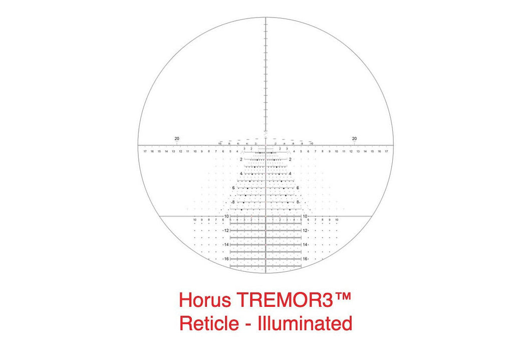 Nightforce® NX8™ 4-32x50mm F1 MOA w/ ZeroStop™ - First Focal Plane 30mm Scope - Digillum™ Illumination 