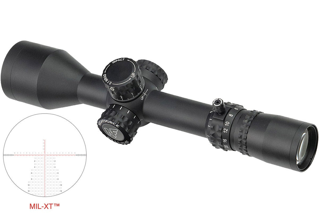 Nightforce® NX8™ 2.5-20x50mm F1 MOA w/ ZeroStop™ & DigIllum™ - First Focal Plane 30mm Scope - Digillum Illumination 