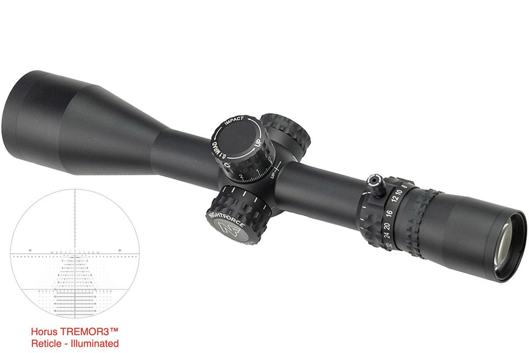 Nightforce® NX8™ 4-32x50mm F1 MOA w/ ZeroStop™ - First Focal Plane 30mm Scope - Digillum™ Illumination 