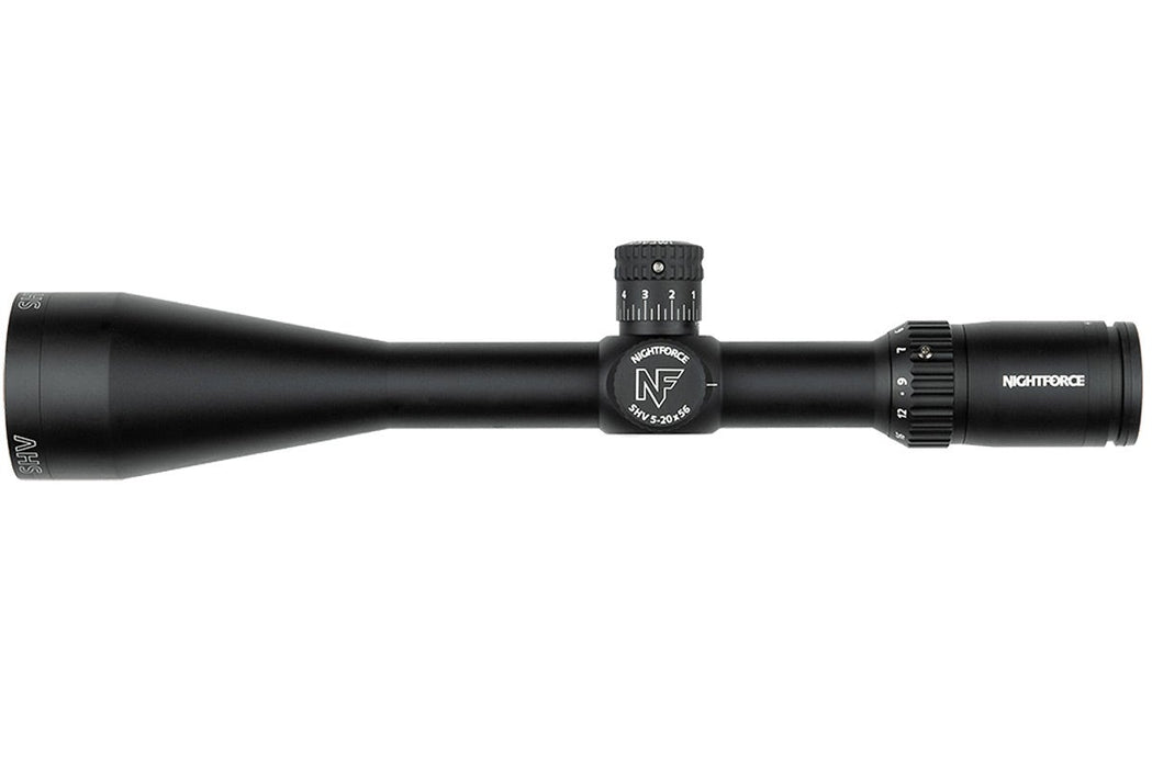 Nightforce® SHV™ 5-20x56mm F2 MOA Scope w/ ZeroSet™ - Second Focal Plane - 30mm Tube - Illuminated & Non-Illuminated