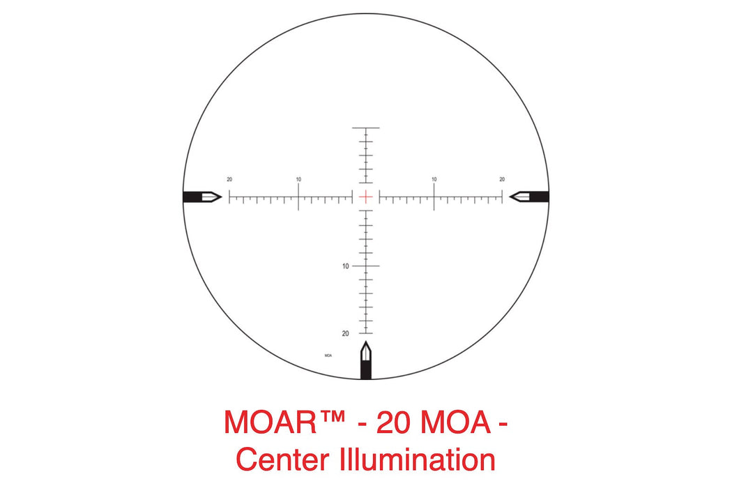 Nightforce® SHV™ 5-20x56mm F2 MOA Scope w/ ZeroSet™ - Second Focal Plane - 30mm Tube - Illuminated & Non-Illuminated