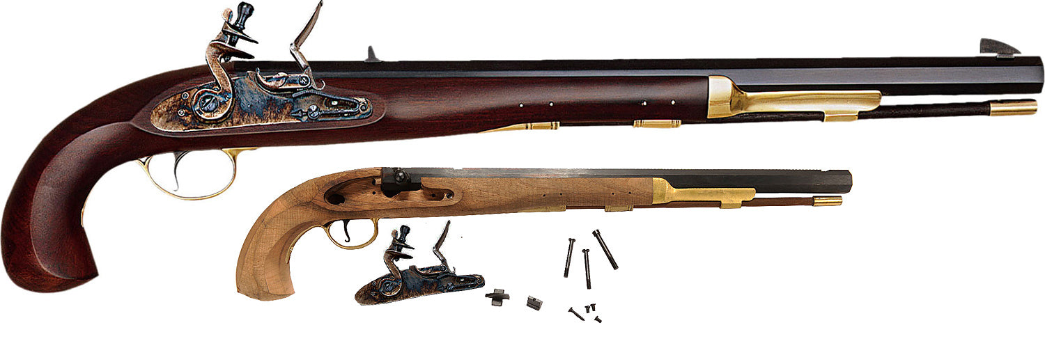 Pedersoli™ Bounty Hunter Pistol Kit - Flintlock Ignition .45 Cal - K.316.045