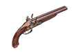 Pedersoli™ Howdah Hunter Shotgun Pistol - Flintlock Ignition 20 Gauge - S.388.020 Angled