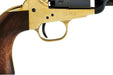 Pietta™ 1851 Confederate Navy Black Powder Revolver Pistol - .44 Caliber 7.5" Blued Barrel Brass Frame - trigger