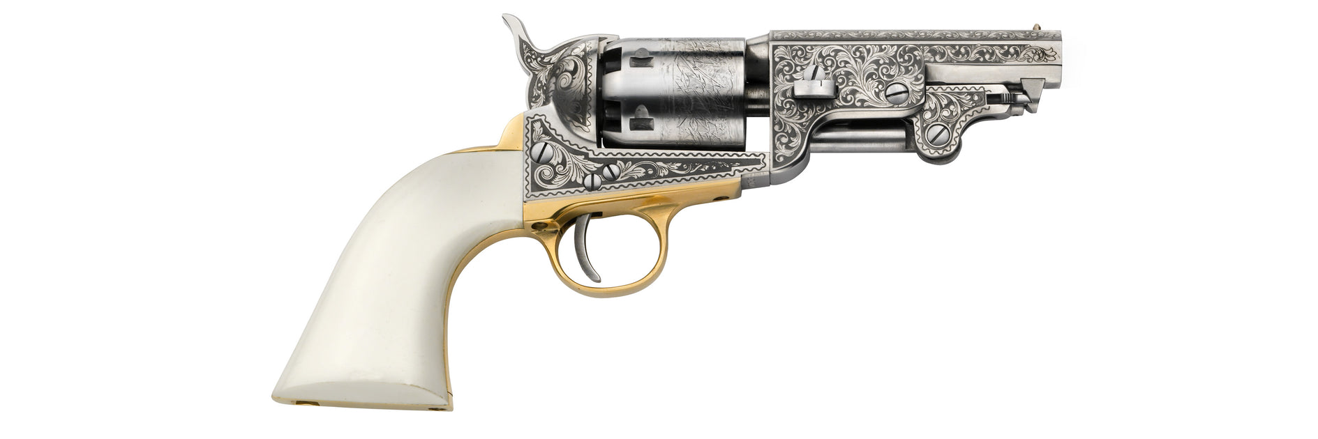 Pietta® 1851 Navy Yank Revolver, Laser Engraved