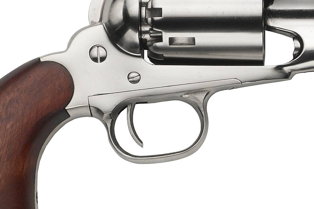 Texas Revolver Pietta™ 1858 Remington Texas Nickel Black Powder Revolver | .44 Cal ...