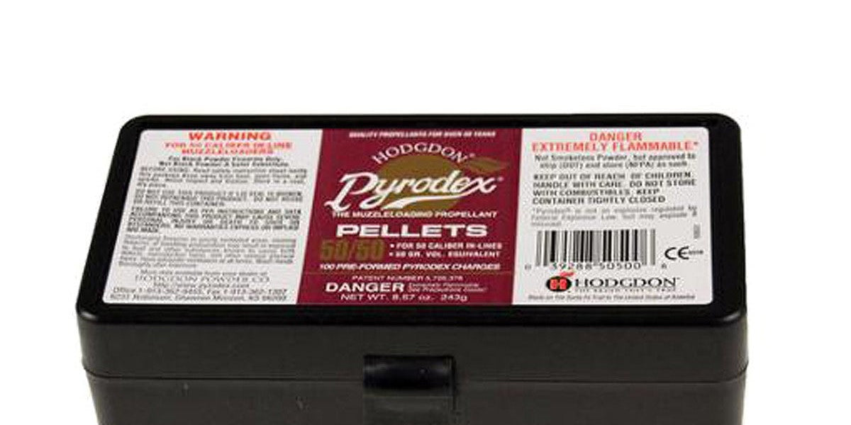 Hodgdon® Pyrodex™ 50/50 Pellets .50 Cal 24 & 100 Pack Muzzle