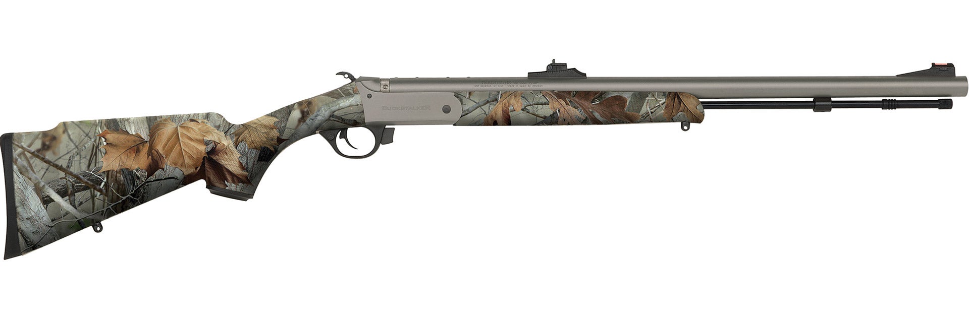 Traditions Buckstalker™ XT Rifle - .50 Caliber G2 Vista Camo & Fiber Optic Sights - R72110847S