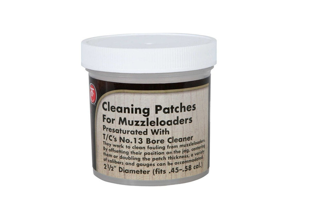 Thompson Center™ Pre Saturated Muzzleloader Cleaning Patches No. 13 Bore Cleaner - 7143  