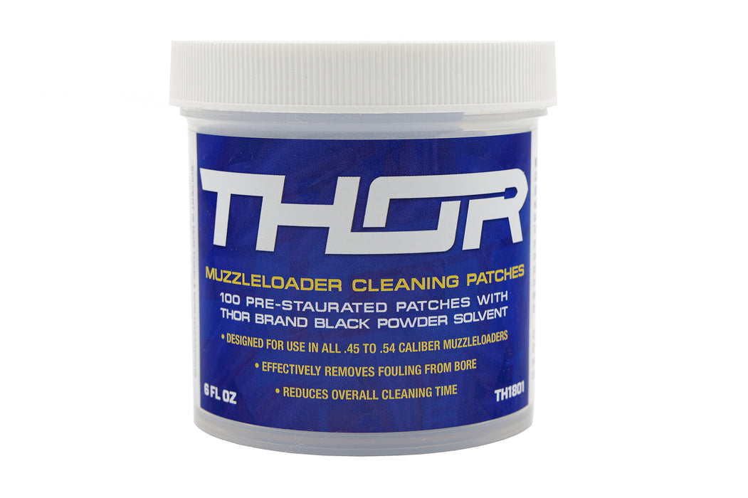 Thor® Pre-Soaked Solvent Cleaning Patches - 100 Pack - TH1801