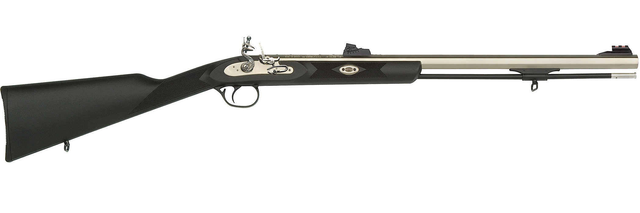 Traditions™ Deerhunter Rifle Black & Silver Cerakote™ Barrel - .50 Cal Flintlock - R3210850