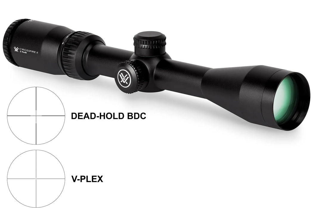 Traditions® NitroFire VAPR Muzzleloader Vortex™ Crossfire II Scope Combo - .50 Cal Black & Cerakote™ - CR5-84110440VSC