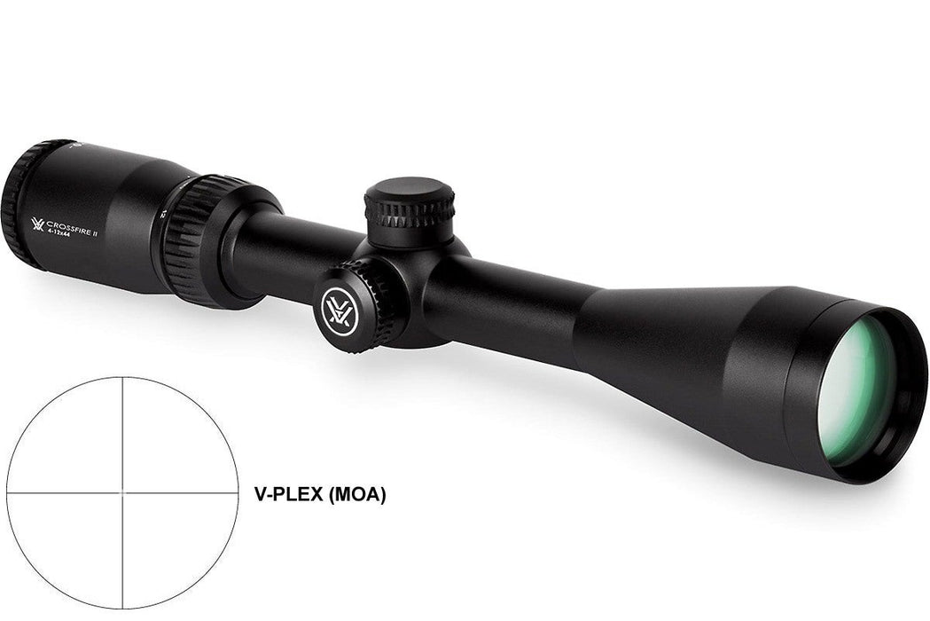 Vortex® Crossfire II Riflescope - V Plex & Dead-Hold BDC Reticle 1" Scope Tube