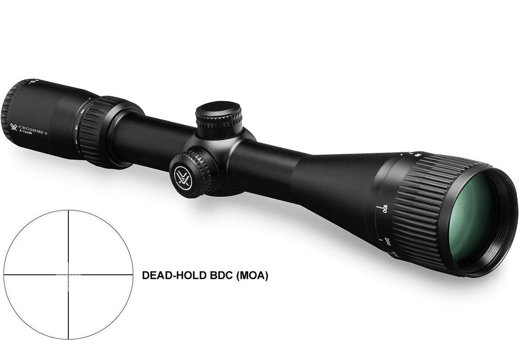 Vortex™ Crossfire II Riflescope | BDC MOA Reticle | Muzzle-Loaders.com