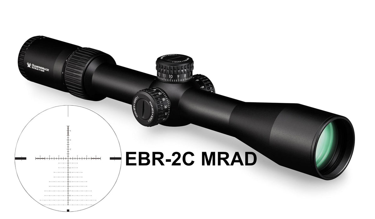 Vortex® Diamondback Tactical Riflescope - 6-24x50MM - 30MM Tube - FFP