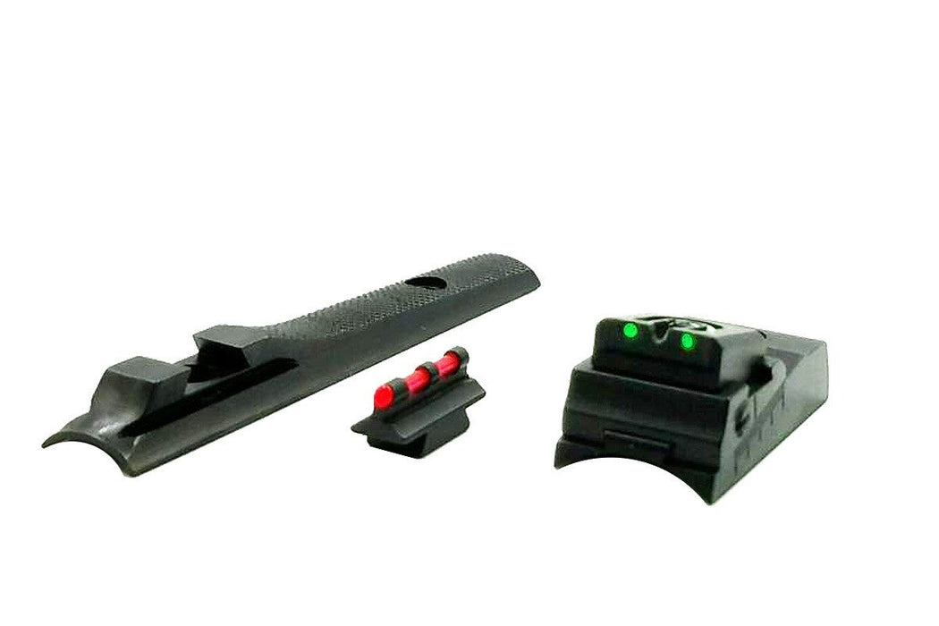 Williams™ Fire Sight Set - Red Bead Aluminum Black Fiber Optic - Fits Knight™ Rifles